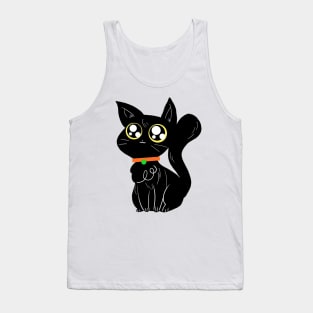 Cute Halloween Black Cat Tank Top